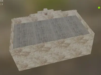 house building 2 Low-poly 3D model