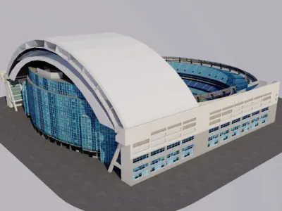 Rogers Centre - Toronto Canada Low-poly 3D model