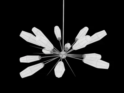 AALTO STARBURST CHANDELIER 3D model
