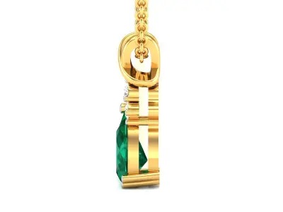 Women Pendant 3dm STL OBJ FBX Render Details 3D print model 23