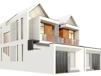 Modren house 07 3D model
