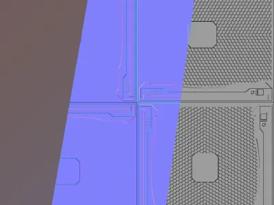 Sci-Fi Panel 3D model purchase