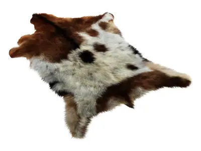 European Rug Cowhide 15 3D model