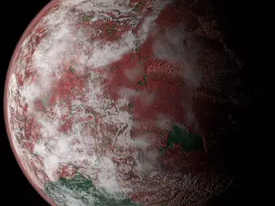 Desert Planet 03 Free 3D model