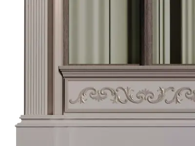  Classic Window Frame set 933 Low-poly 3D model