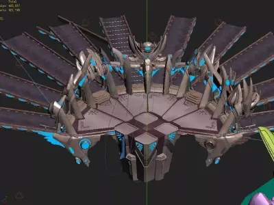 Tian guan -Admission-Door 01 3D model
