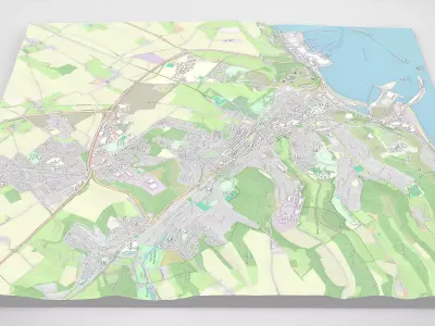 Cityscape Dover Kent England 3D model