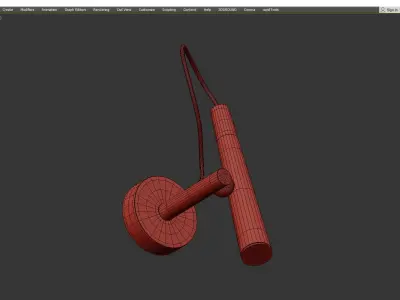 BECKY WALL Low-poly 3D model