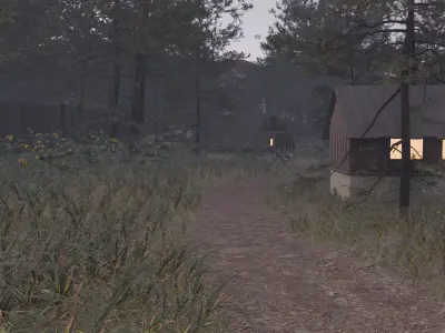 Charming Forest Village 3D model