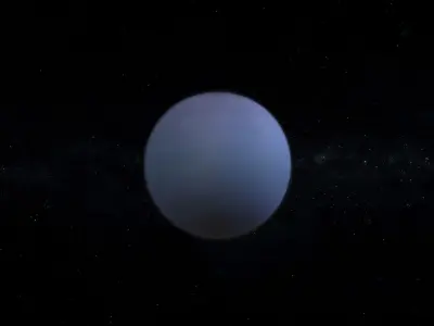 Gas Giant Alien Planet 08 Low-poly 3D model
