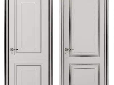 interior door set2 3D model