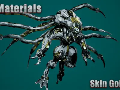 Sci-Fi Monster Hunter Low-poly 3D model purchase