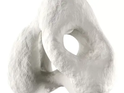 Fertility Form illuminated sculpture Low-poly 3D model