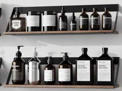 Bathroom Accessories 8 3D model