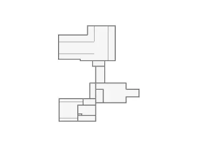 Simple Interior Sketch - 4501-5000 SF - Xactimate - Matterport 3D model