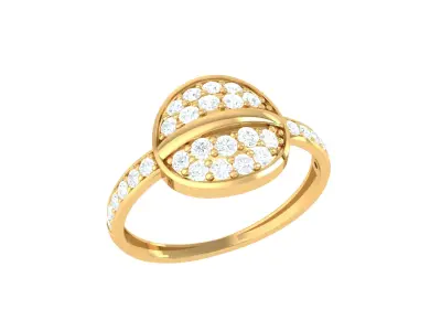 Women Ring  Render 3dm STL OBJ FBX Details 3D print model buy