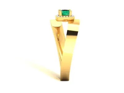 Women Ring 3D print model 57