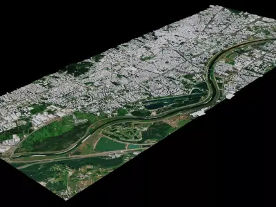 Zagreb - Croatia 3D model