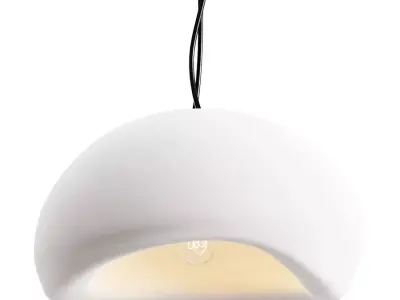 High density polystyrene restaurant chandelier minimalist art 3D model
