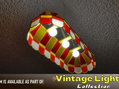 Vintage Hanging Lamp 3D model