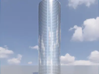 Parametric Building 1b11 3D model