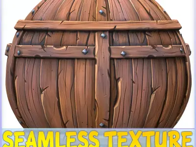 Stylized Wood Seamless Texture Texture