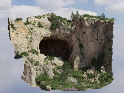 Showcase Scene for the Red Collection Low-poly 3D model