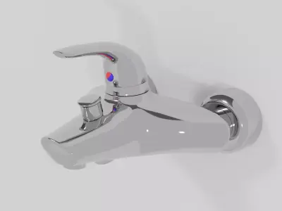 Bathtub faucet 3D model