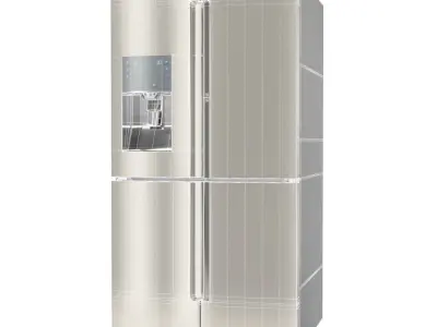 Refrigerator Samsung RF28K9380SG 3D model