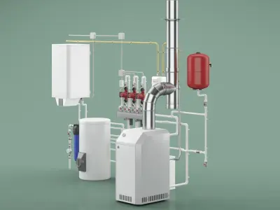 Boiler Room 3D model