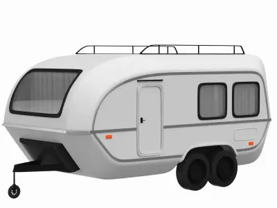 Caravan 01 3D model
