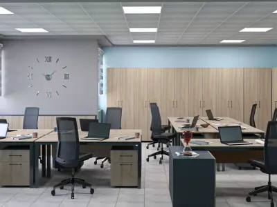 Office Design 2 3dsmax and vray  3D model