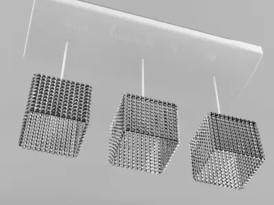 Cystal Lamp Line 3D model