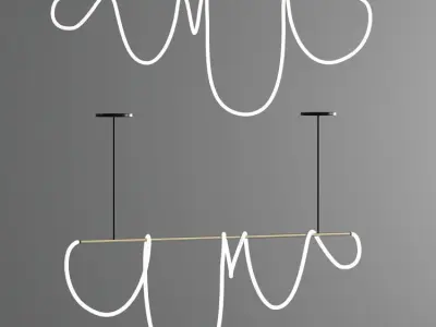 Luke Pendant Light Collection 3D model