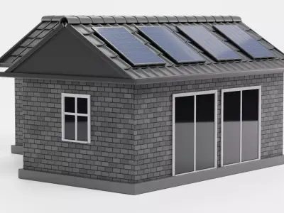 -Solar House V2- 3D model