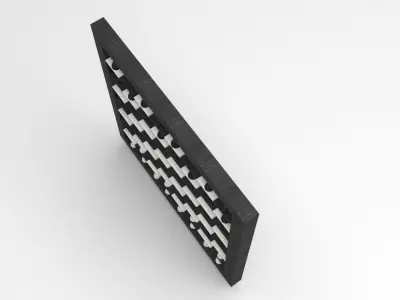 Wall Chess 3D model