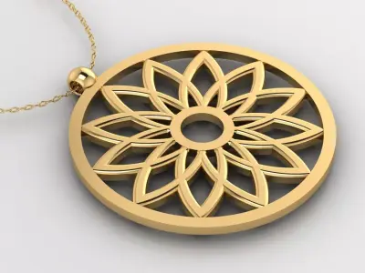  Pendant P066 3D Print Model 3D print model