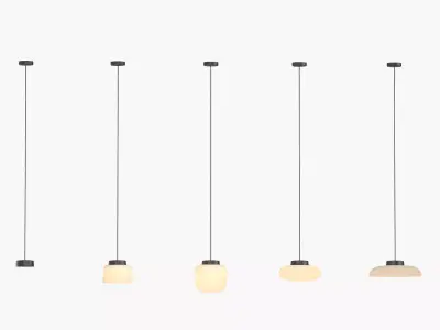 Devorm Straight Pendant Lamps 3D model
