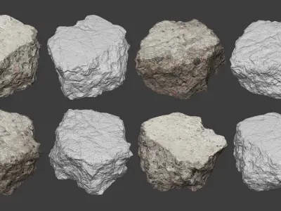  Scanned Construction Debris Pack 