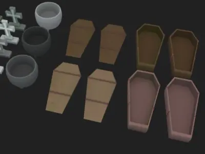 Festivity Halloween Low-poly 3D model