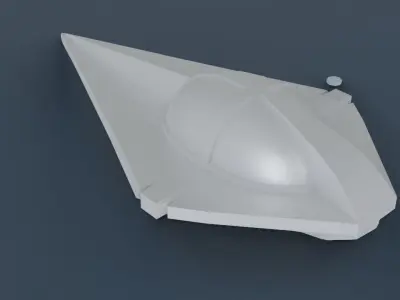 Smallville-Spaceship star wars spaceship 3D print model
