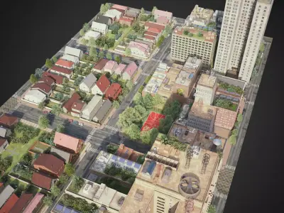 City District A4-R13 3D model