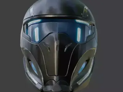 16 SciFi Helmet collection 3D Model Pack