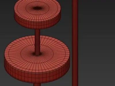 Glass Pendant Light 3D model