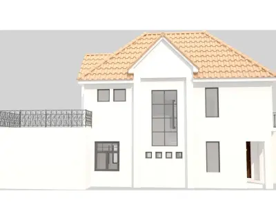 Modern Villa 2 3D model buy