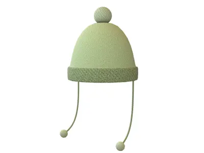 Winter Hat V1 004 Low-poly 3D model