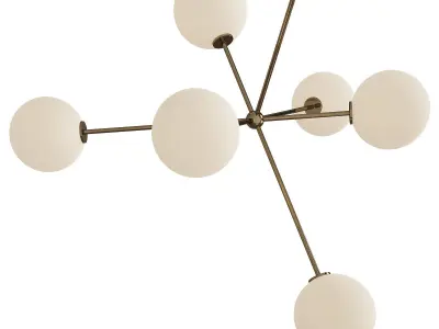 Novo Chandelier Low-poly 3D model