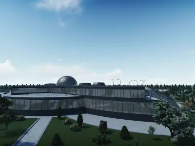 Museum building-Museum complex 3D model buy