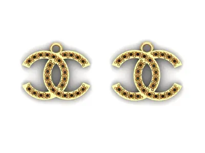Earring 001 3D print model purchase