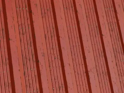 Red Steel Container PBR Seamless Texture